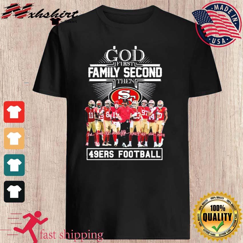 Official God First Family Second Then San Diego State Aztecs Football Shirt