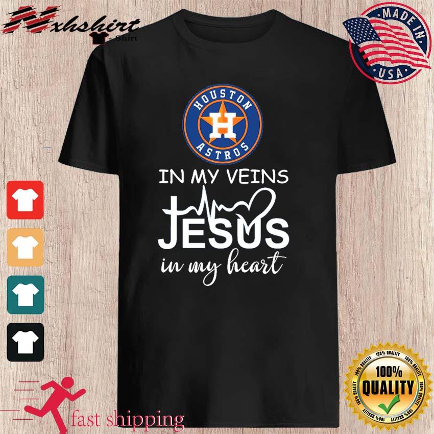 Teaching in my veins Houston Astros in my heart shirt, hoodie