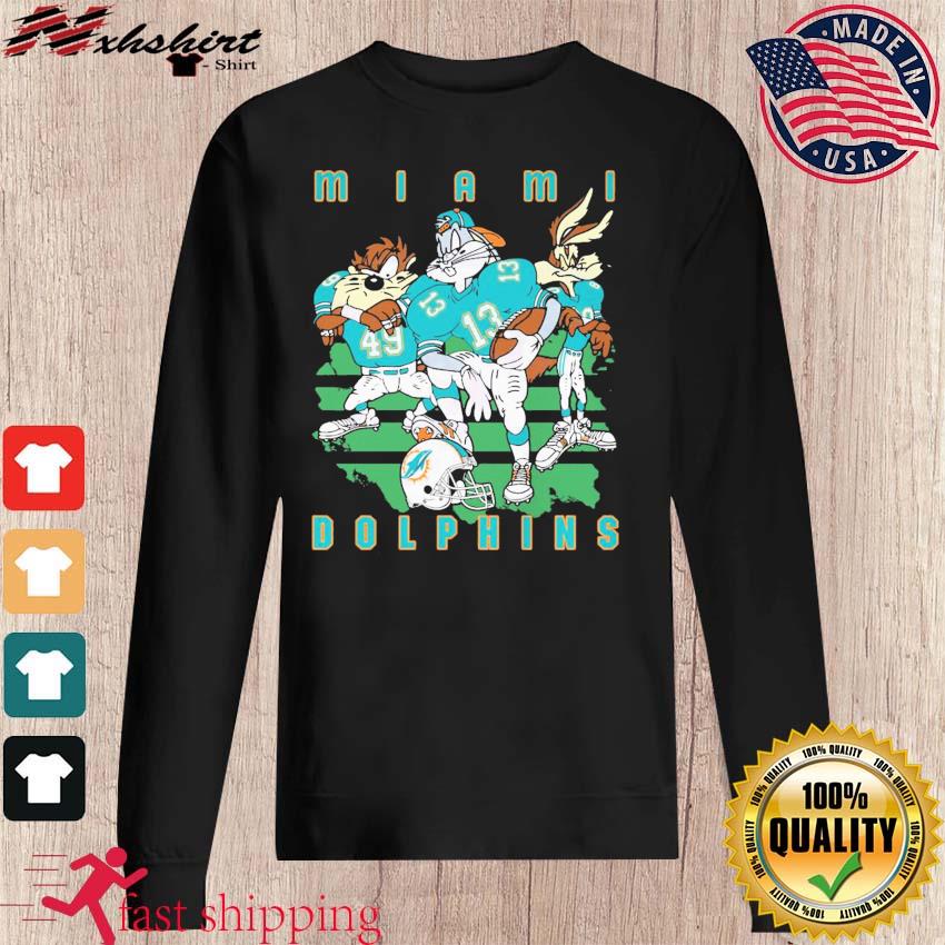 Vintage Miami Dolphins Looney Tunes Shirt - High-Quality Printed Brand