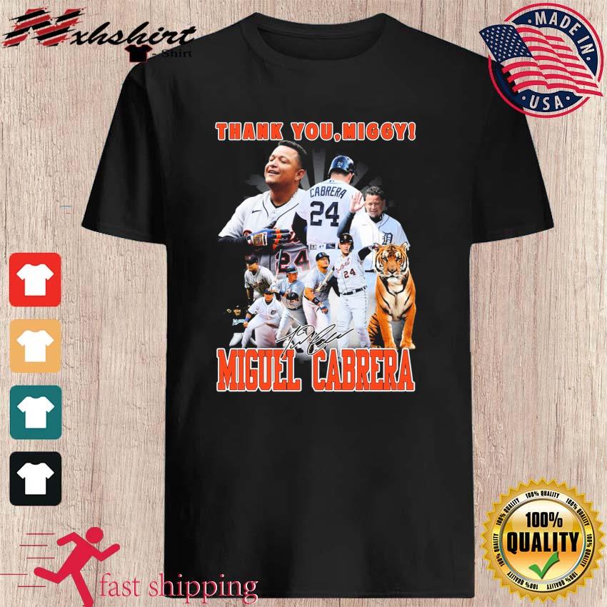 Thank You Miggy Miguel Cabrera Signature T-Shirt, hoodie, sweater