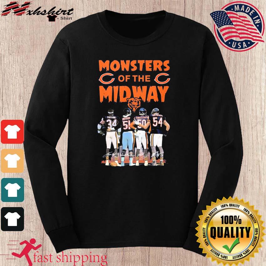 Official chicago bears monsters of the midway shirt, hoodie, sweater, long  sleeve and tank top