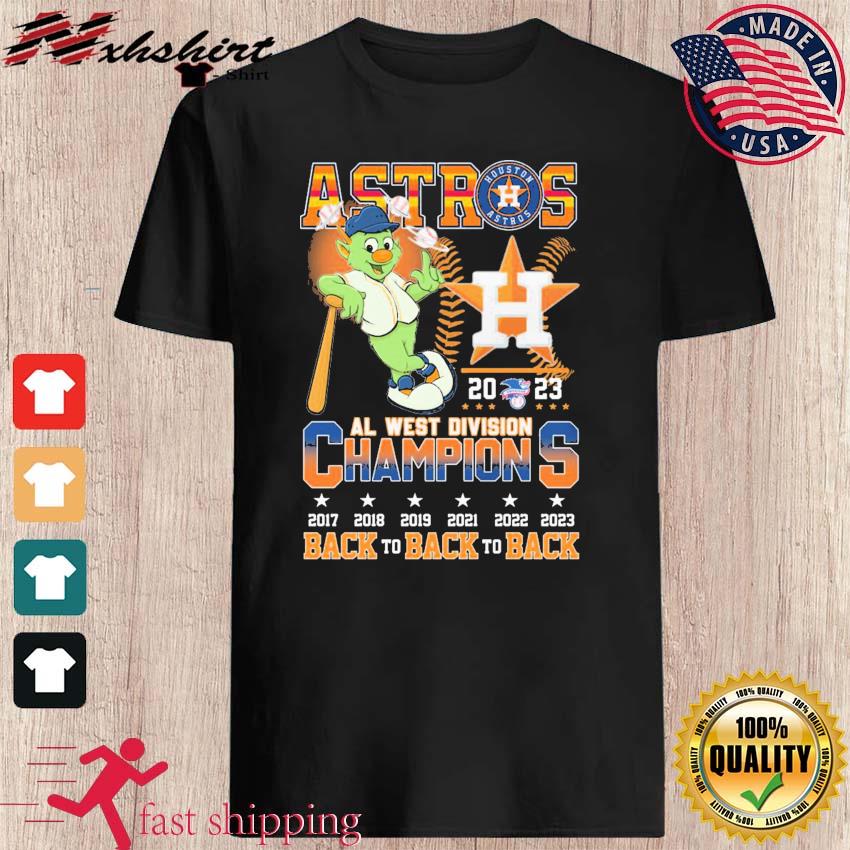 Houston astros al west Division champions back to back to back