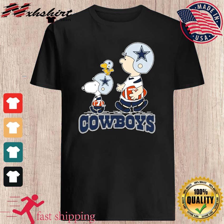 Official Dallas Cowboys Snoopy And Charlie Brown Peanuts Shirt