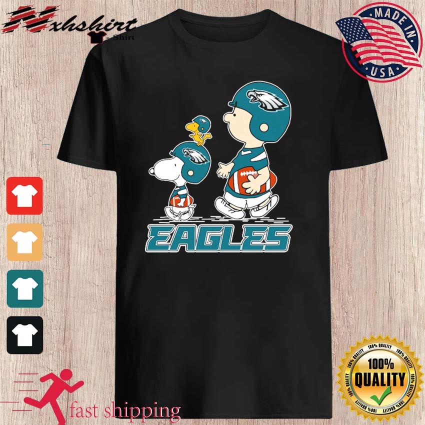 Snoopy and Charlie Brown happy Philadelphia Eagles T-shirt, hoodie