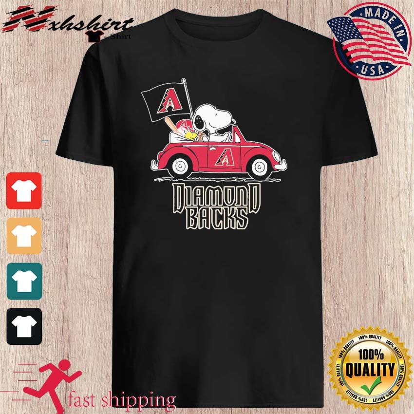 Arizona Diamondbacks Snoopy Woodstock Shirt - High-Quality Printed Brand