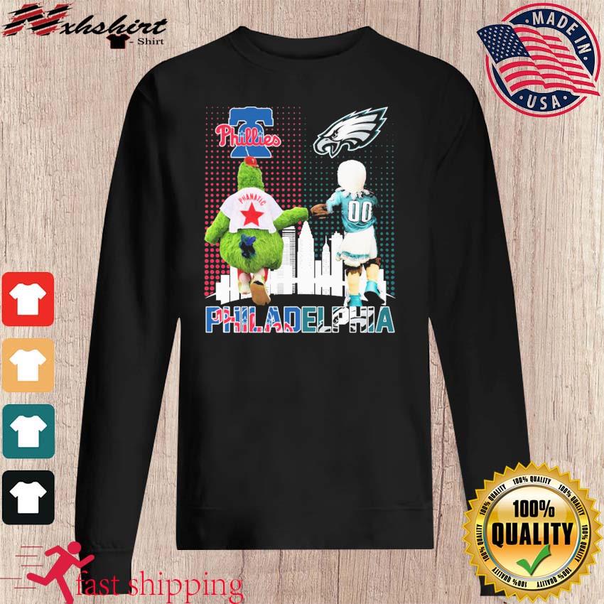 Philadelphia Sports Mascots Phillie Phanatic and Swoop shirt, hoodie,  sweater, long sleeve and tank top