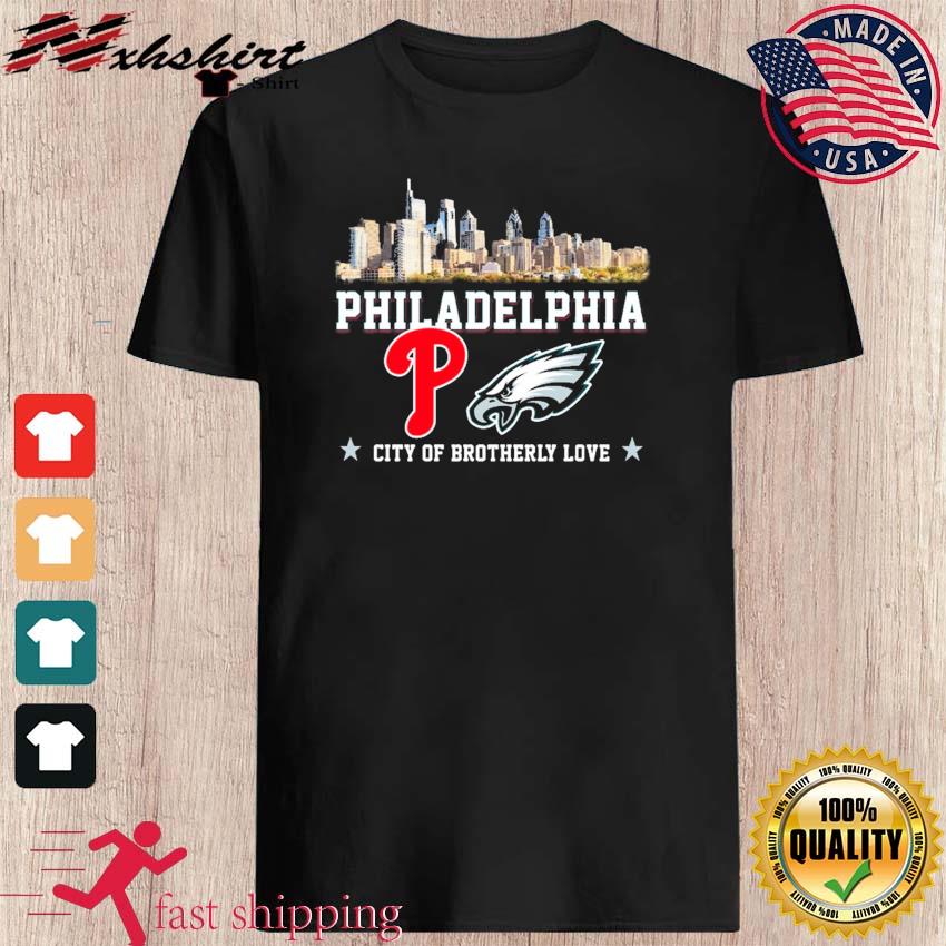 Philadelphia Eagles vs Philadelphia Phillies City of Brotherly Love Shirt,  hoodie, sweater and long sleeve