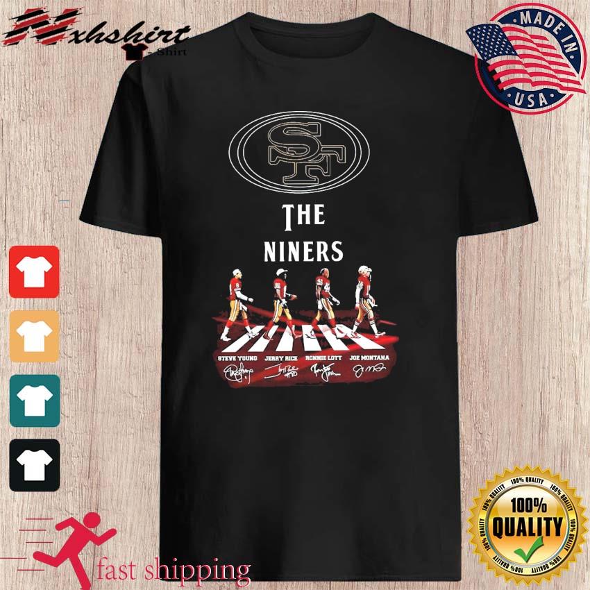 San Francisco 49ers The Niners Abbey Road signatures shirt, hoodie