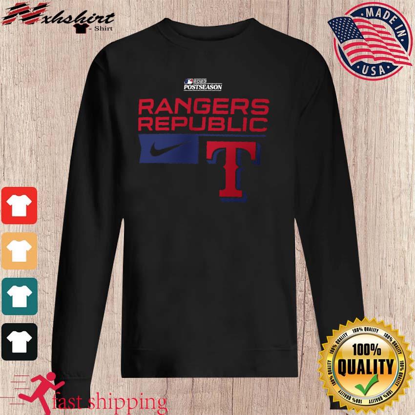 Texas Rangers Nike Rangers Republic Postseason 2023 Shirt, hoodie