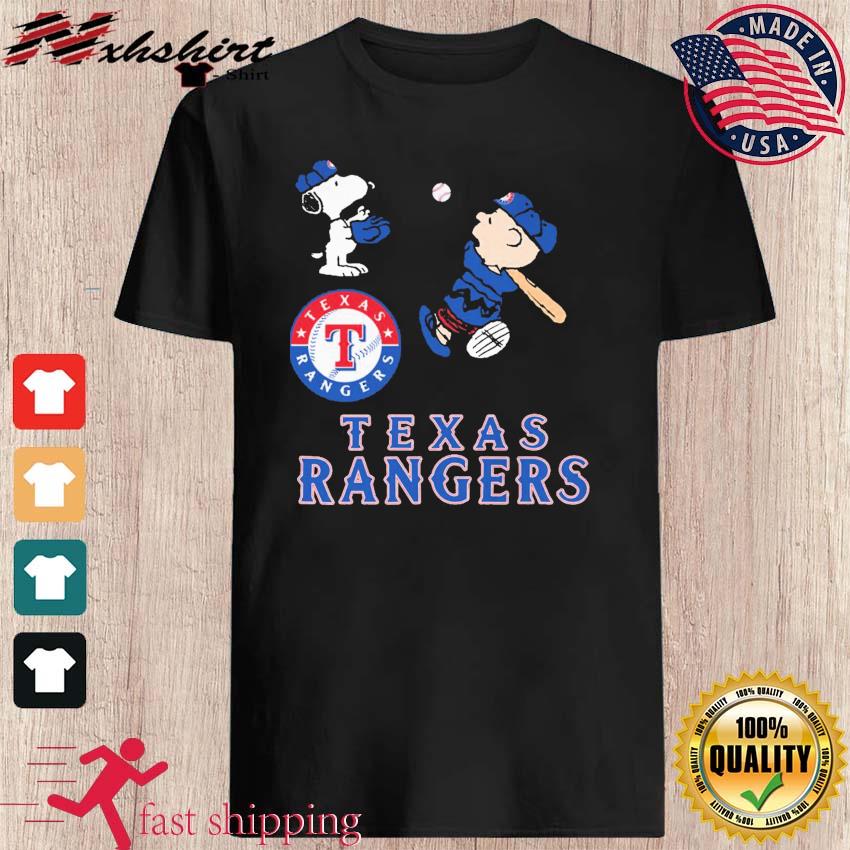 Texas Rangers X Peanuts Snoopy And Charlie Brown ALCS 2023 Shirt