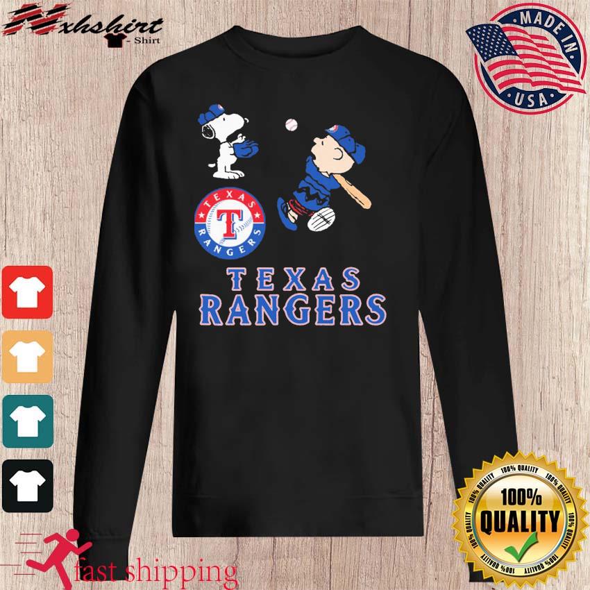 Texas Rangers X Peanuts Snoopy And Charlie Brown ALCS 2023 Shirt - Zorolam