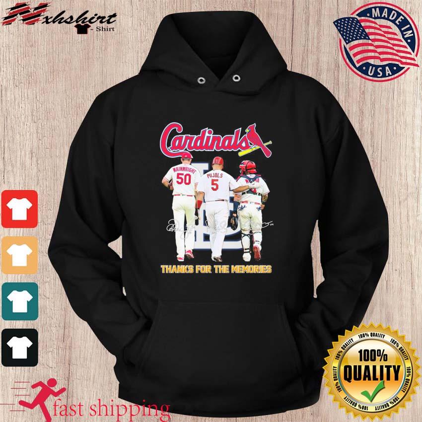 Cardinals Wainwright Pujols and Molina signatures shirt, hoodie