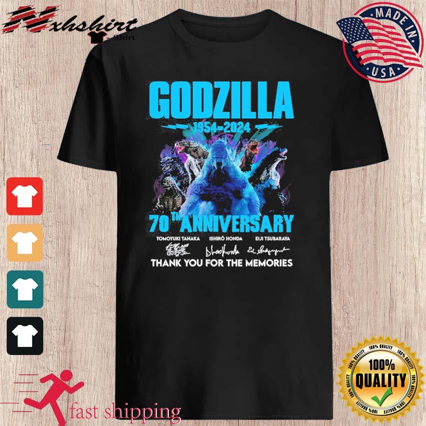 Official 70th Anniversary Godzilla 19542024 Thank You For The Memories