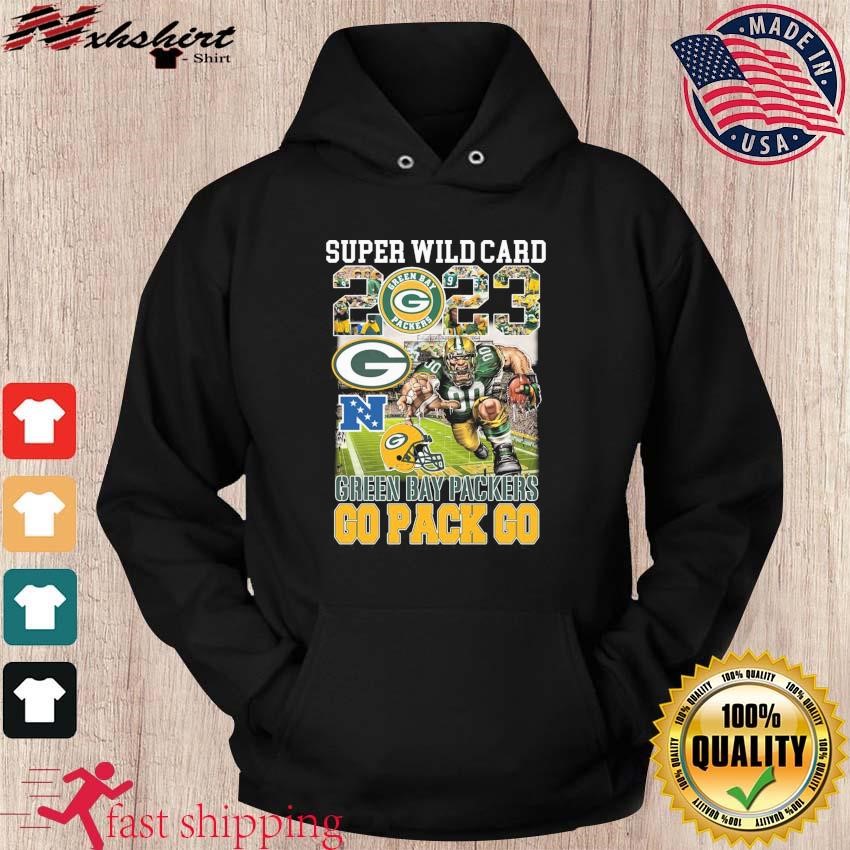 NFC Super Wild Card 2023-2024 Green Bay Packers Go Pack Go Mascot Shirt ...