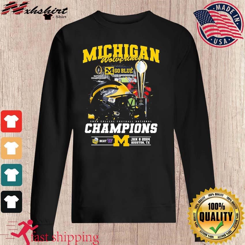 Official Michigan Wolverines Go Blue 2024 CFP National Champions Beat ...