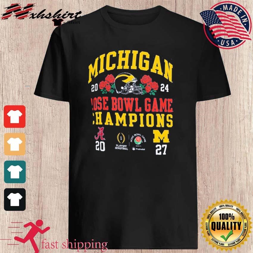 The University of Michigan Rose Bowl Game Champions 2024 Finals Score