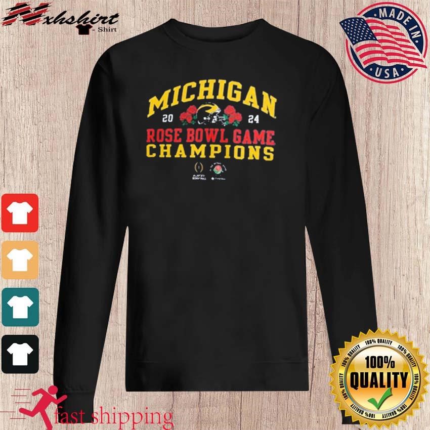 University of Michigan Football 2024 Rose Bowl Game Champions shirt ...