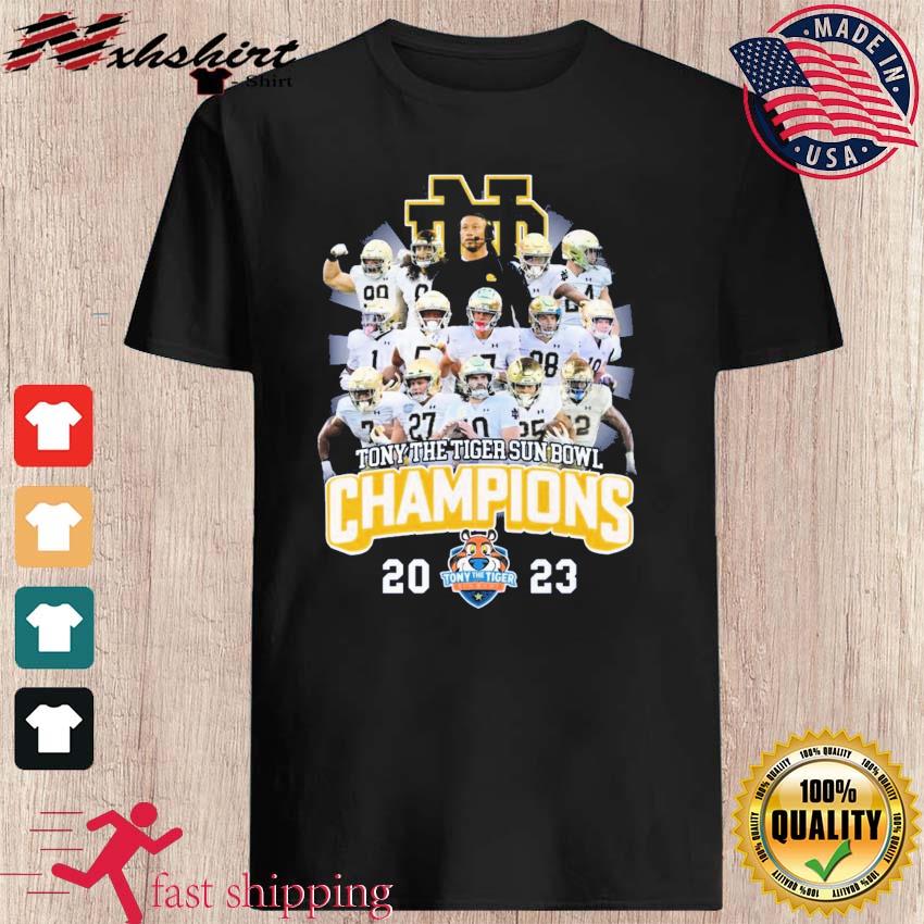 Tony The Tiger Sun Bowl Champions 2023 Notre Dame Fighting Irish ...