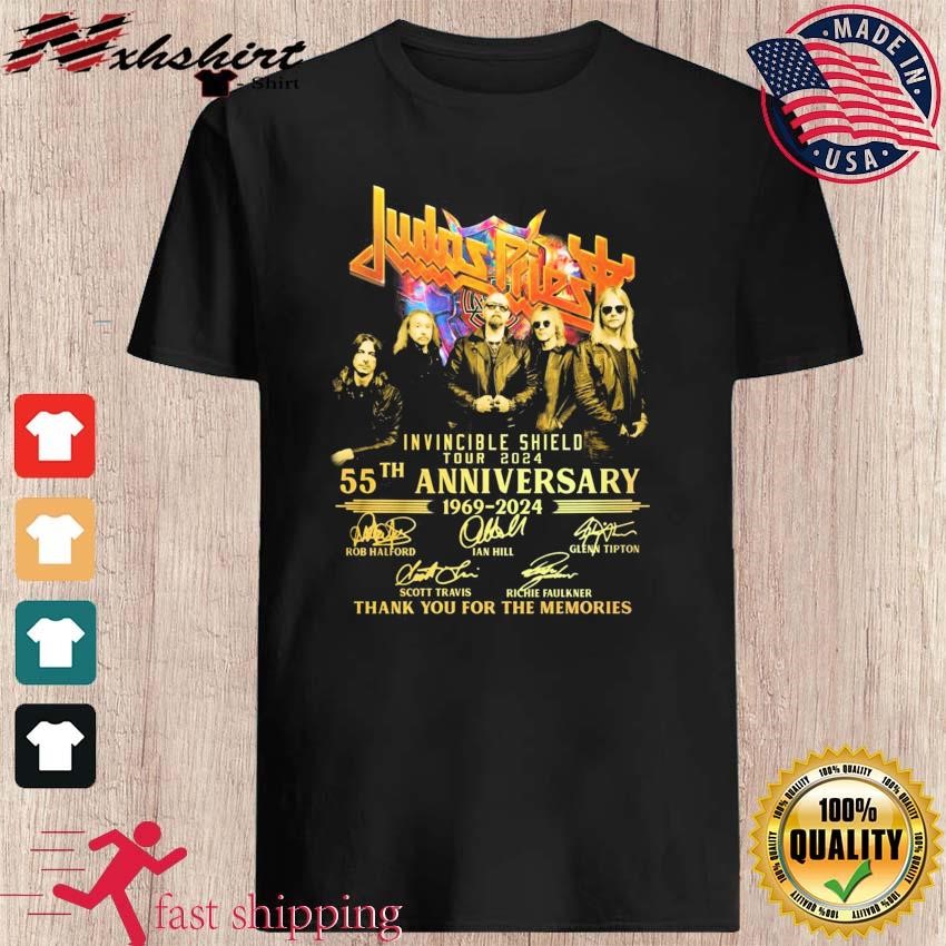 Official Judas Priest Invincible Shield Tour 2024 55th Anniversary 1969 ...