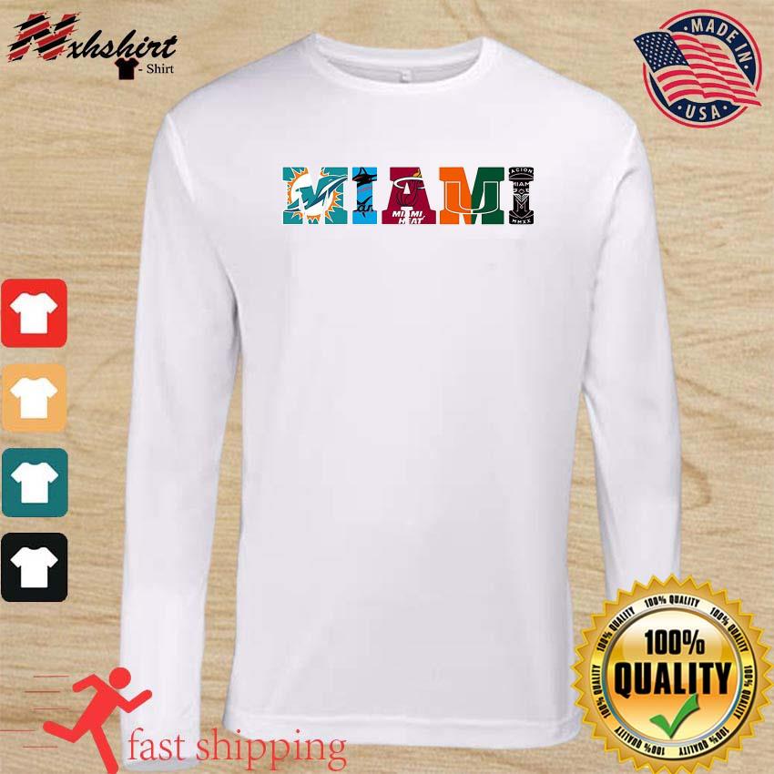 miami marlins long sleeve shirt