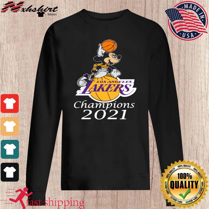 Mickey Mouse Los Angeles Lakers Champions 2020 T-Shirt, hoodie, sweater and  long sleeve