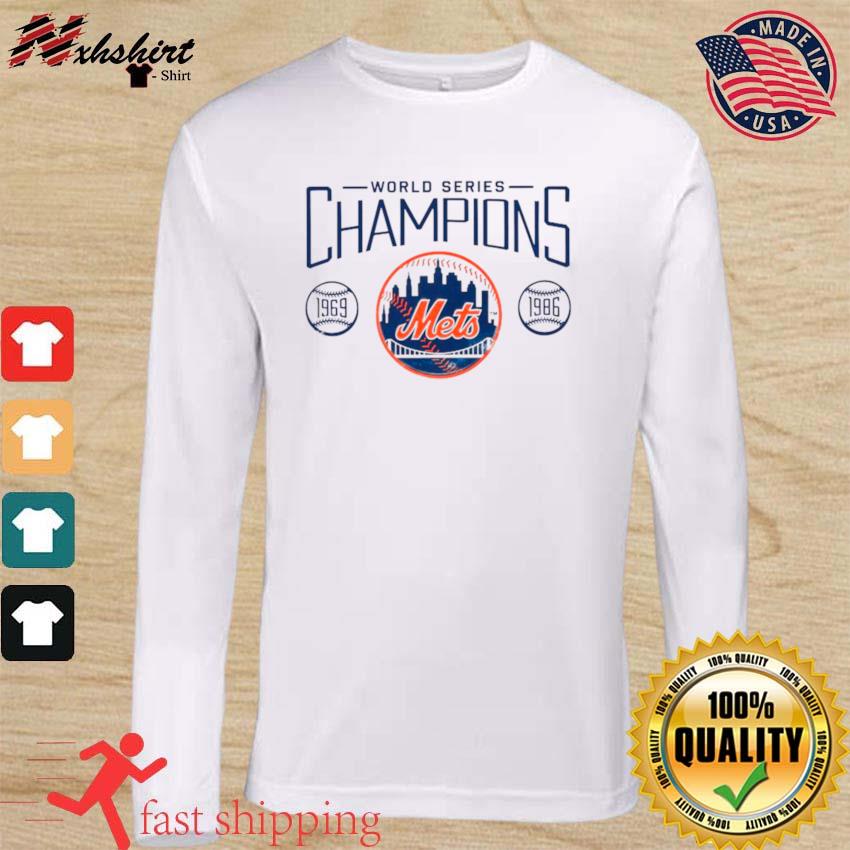 New York Mets - 1986 World Series Champions Long Sleeve T-Shirt