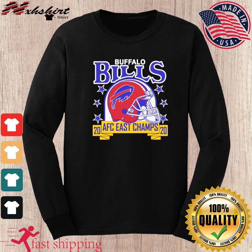 Distressed BILLS 2020 AFC EAST CHAMPS White Helmet from TeePublic